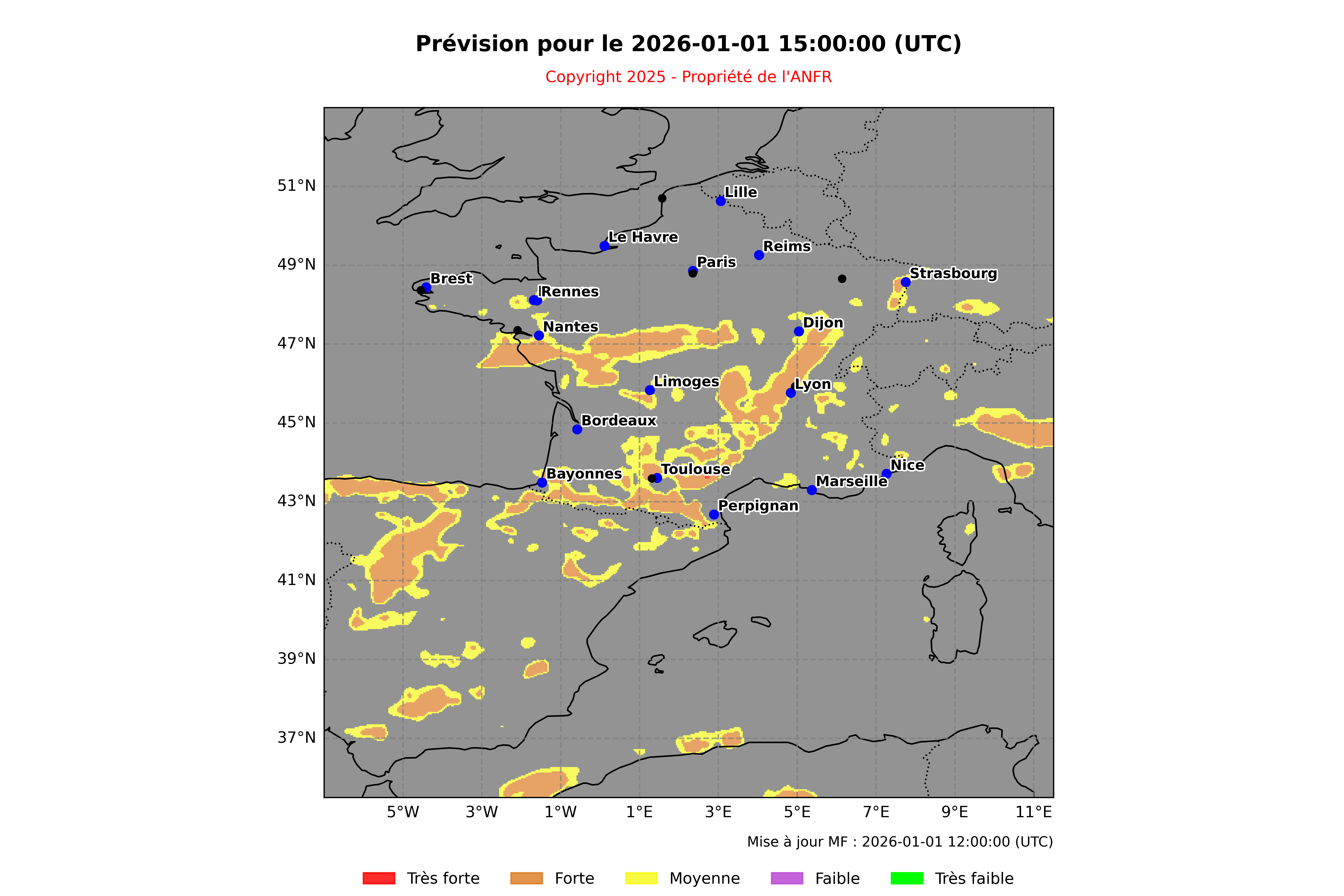 Capture d'écran de l'application montrant des visualisations cartographiques avancées